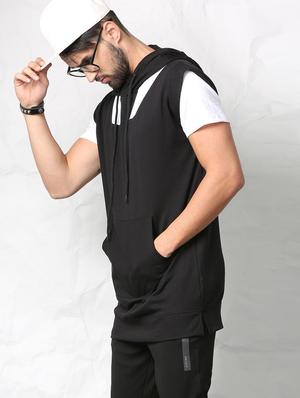 black polyester sweatshirt - 15623455 - Standard Image - 2