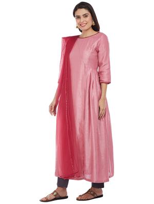 Solid stitched flared suit - 15623542 - Standard Image - 2