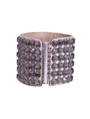 grey crystal cuff bracelet - 15623634 - Standard Image - 2