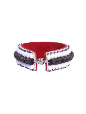 white plastic links bracelet - 15623762 - Standard Image - 2