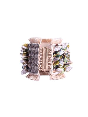 green crystal links bracelet - 15624675 - Standard Image - 2