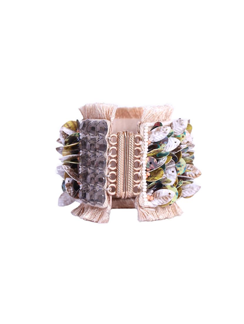 green crystal links bracelet - 15624675 - Zoom Image - 2