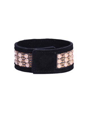 black crystal links bracelet - 15624681 - Standard Image - 2