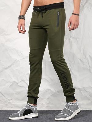 green cotton joggers - 15625037 - Standard Image - 2