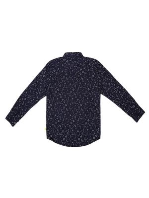 navy blue cotton shirt - 15625166 - Standard Image - 2