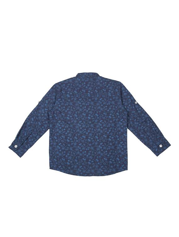 blue cotton shirt - 15625168 - Zoom Image - 2