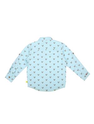 blue cotton shirt - 15625169 - Standard Image - 2
