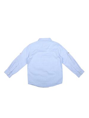 blue cotton shirt - 15625172 - Standard Image - 2