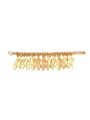 gold tone link bracelet - 15625204 - Standard Image - 2
