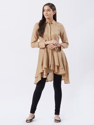 asymmetric layered kurta - 15625334 - Standard Image - 2