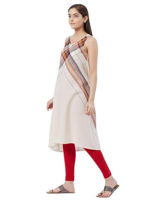 A-line checkered kurta - 15625337 - Standard Image - 2