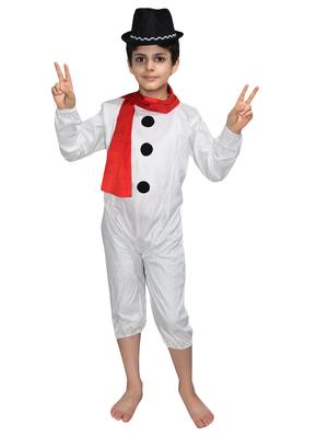 white polyester snow man costume - 15625632 - Standard Image - 2