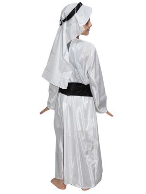 white polyester arabian shaikh costume - 15625633 - Standard Image - 2