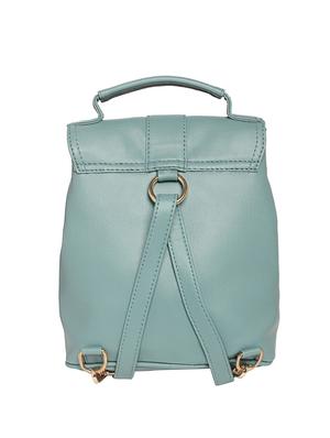 blue leatherette (pu) fashion backpack - 15625753 - Standard Image - 2