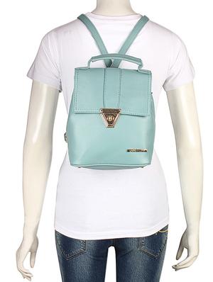 blue leatherette (pu) fashion backpack - 15625753 - Standard Image - 5