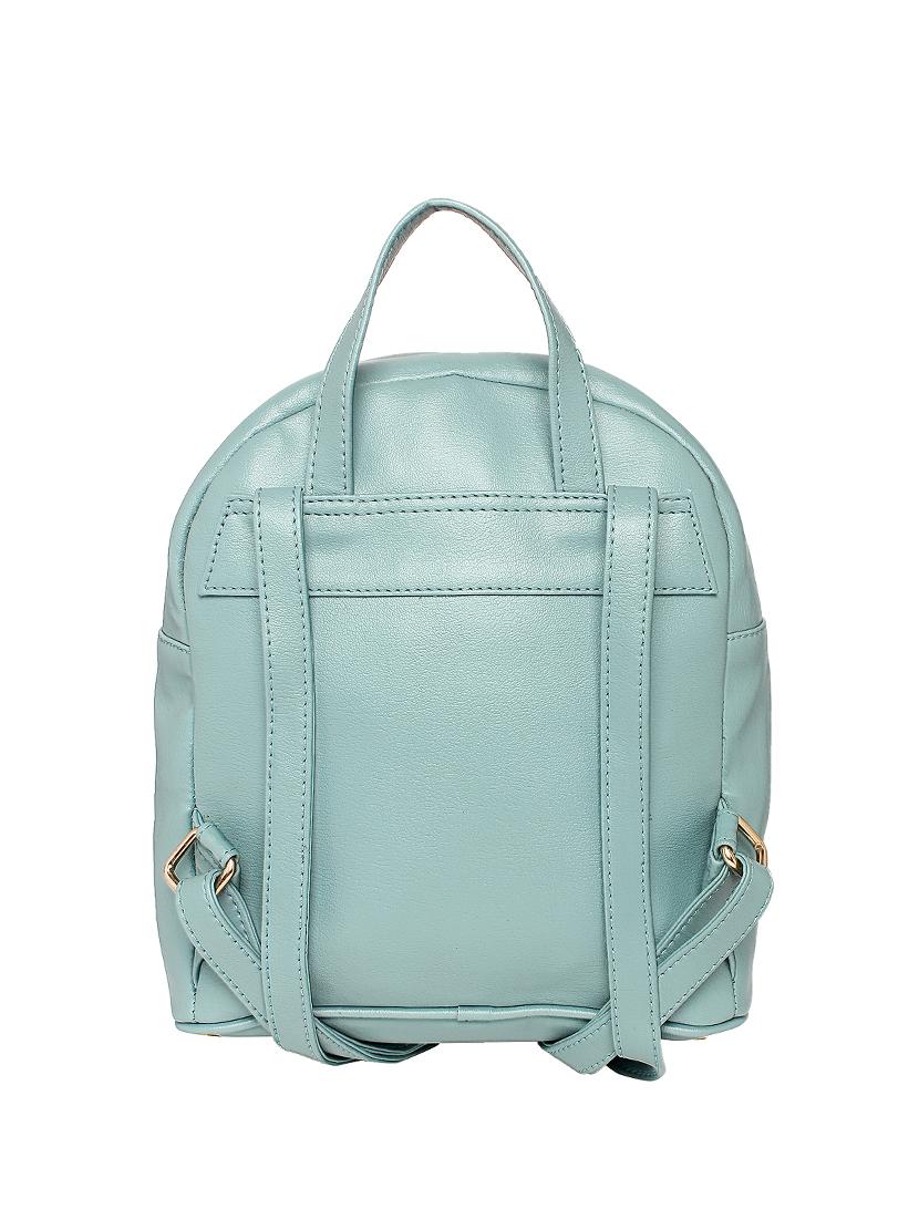 blue leatherette (pu) fashion backpack - 15625759 - Zoom Image - 2