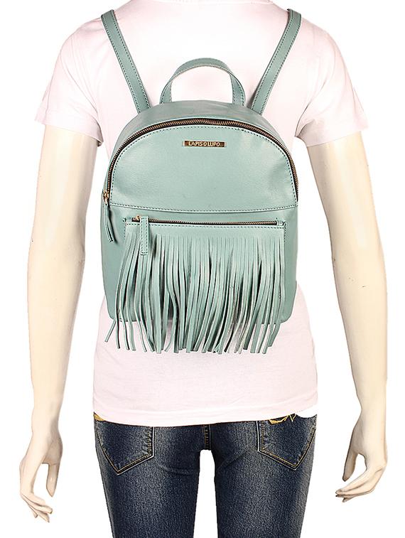 blue leatherette (pu) fashion backpack - 15625759 - Zoom Image - 5