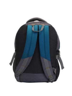 blue cotton polyester blend regular backpack - 15625771 - Standard Image - 2
