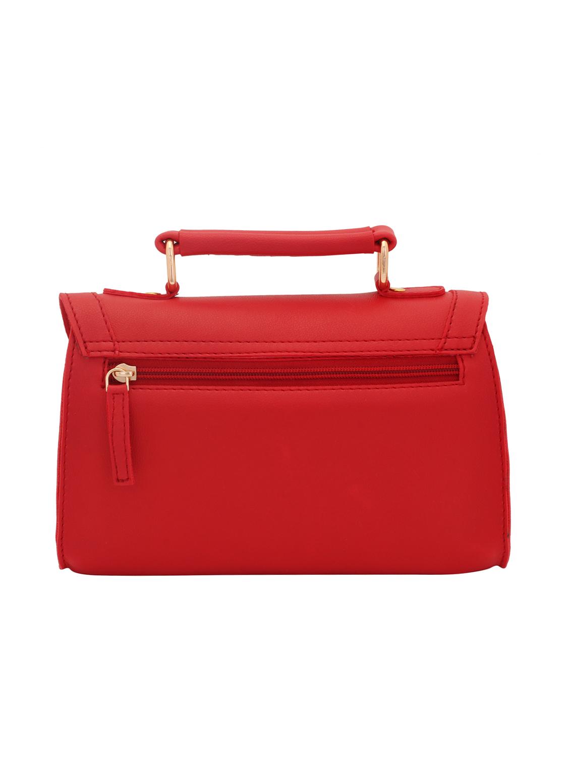 red leatherette (pu) regular sling bag - 15625792 - Zoom Image - 2