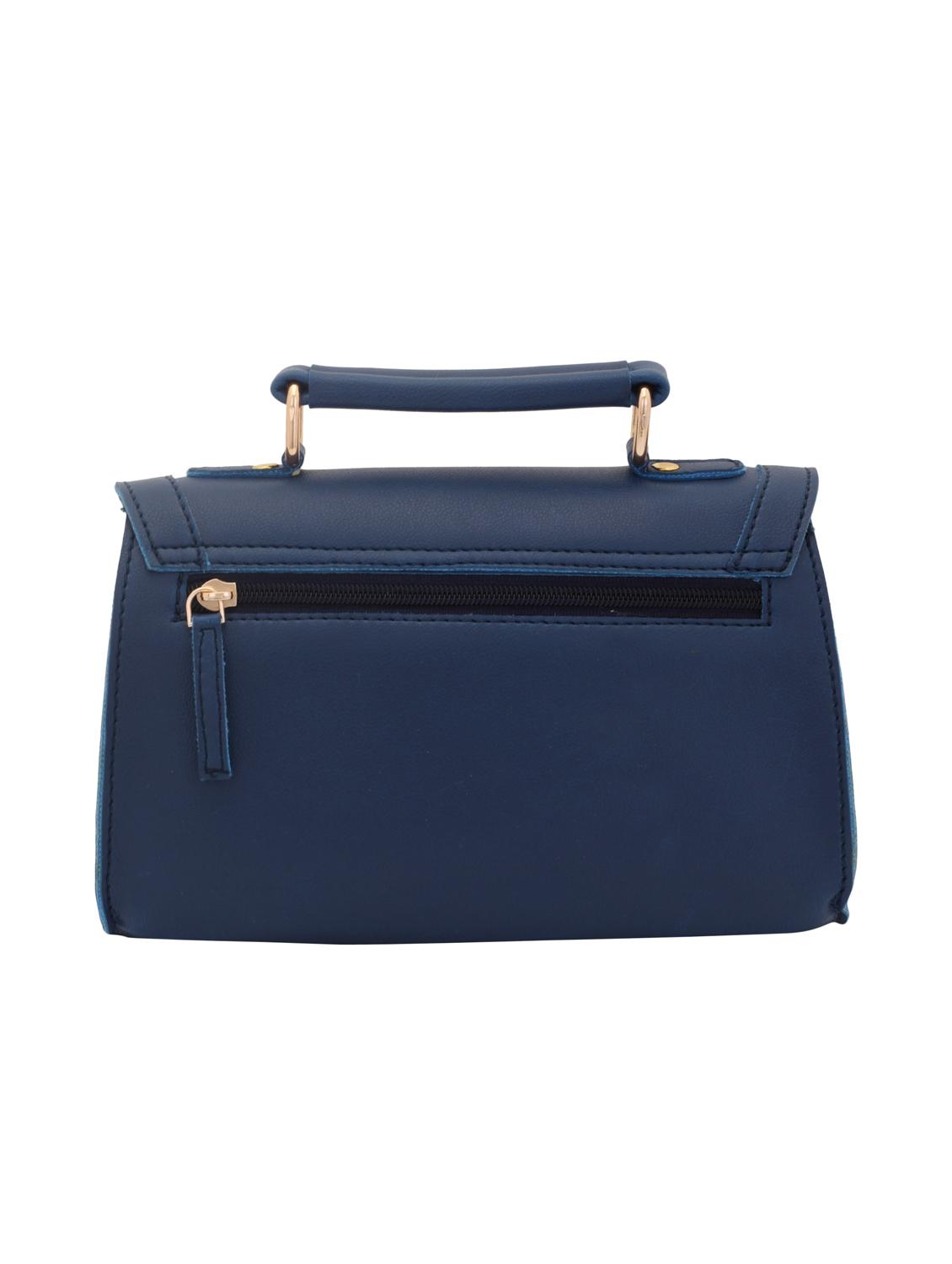 blue leatherette (pu) regular sling bag - 15625793 - Zoom Image - 2