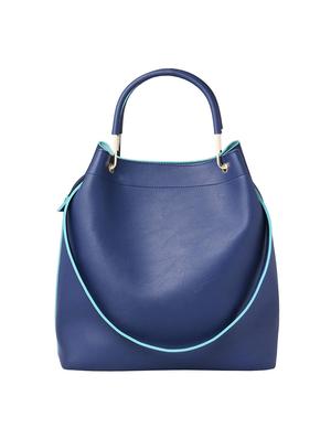 blue leatherette (pu) regular tote - 15625993 - Standard Image - 2