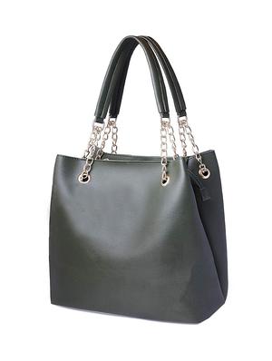 black leatherette (pu) regular tote - 15625995 - Standard Image - 2