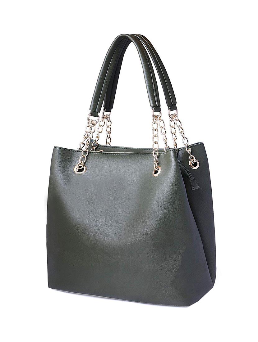 black leatherette (pu) regular tote - 15625995 - Zoom Image - 2