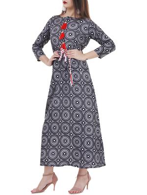 A-line kurta with tassels - 15626359 - Standard Image - 2