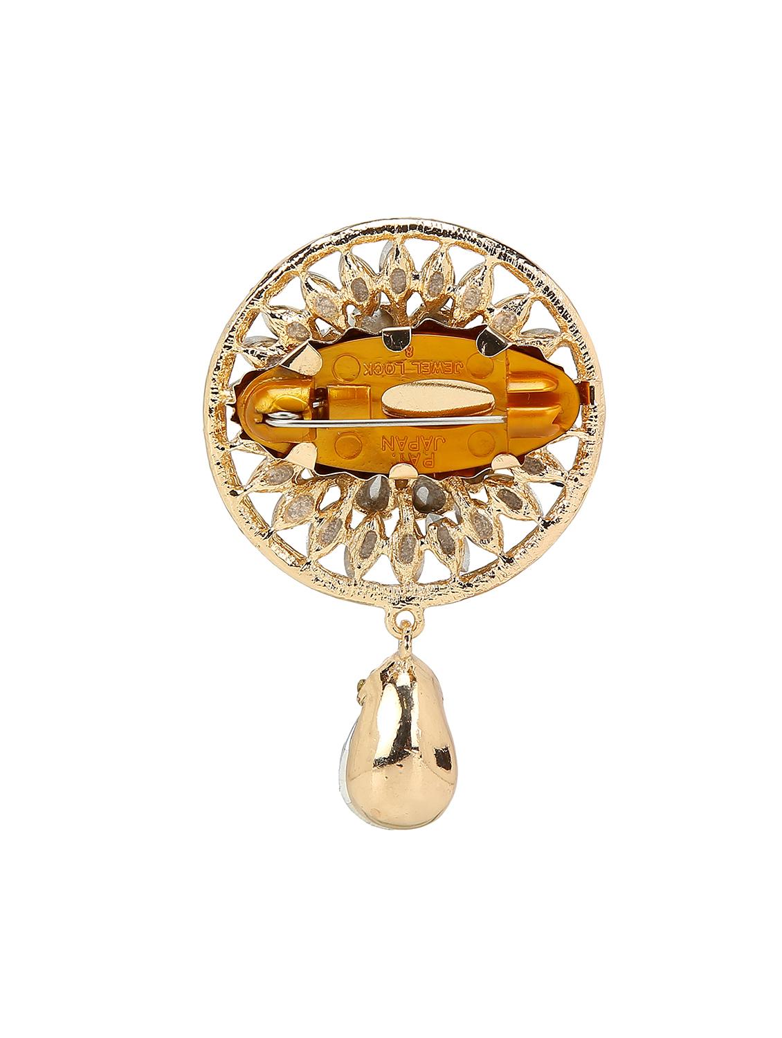 gold tone brooch - 15627742 - Zoom Image - 2