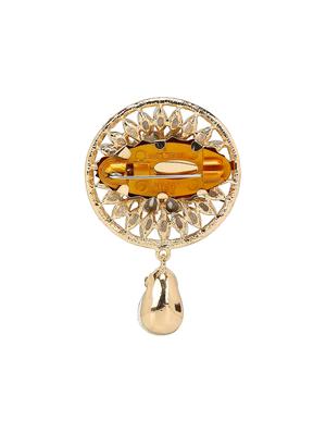 beige tone brooch - 15627743 - Standard Image - 2