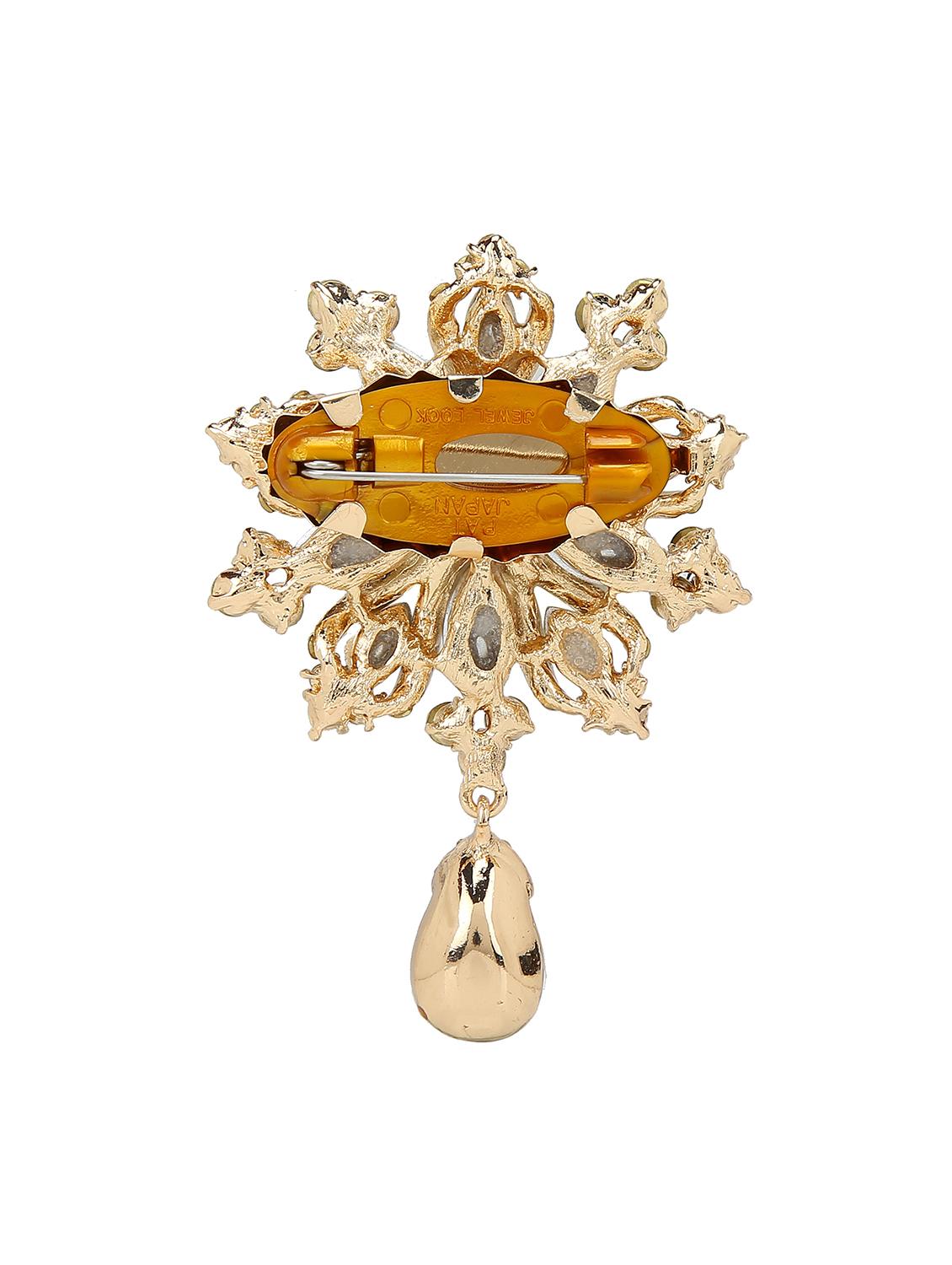 white metal brooch - 15627752 - Zoom Image - 2