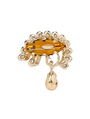 blue metal brooch - 15627759 - Standard Image - 2