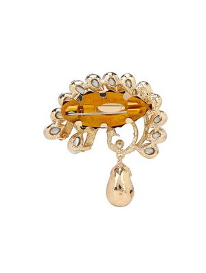 red metal brooch - 15627762 - Standard Image - 2