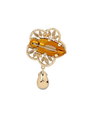blue metal brooch - 15627765 - Standard Image - 2
