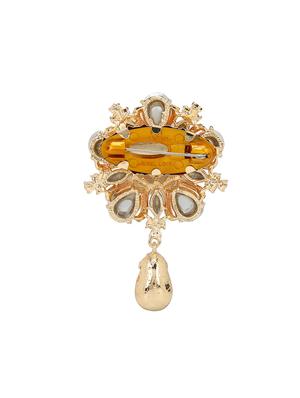 pink metal brooch - 15627781 - Standard Image - 2