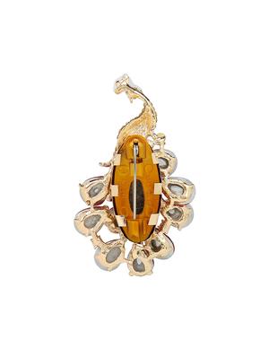 blue metal brooch - 15627783 - Standard Image - 2