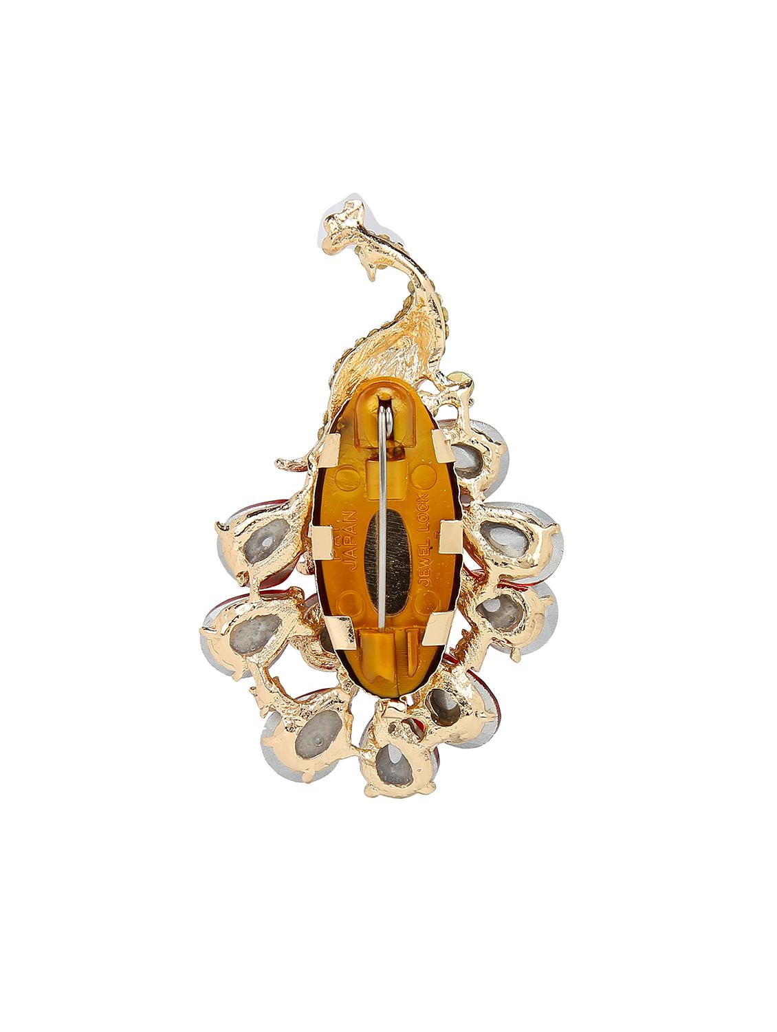 white metal brooch - 15627788 - Zoom Image - 2