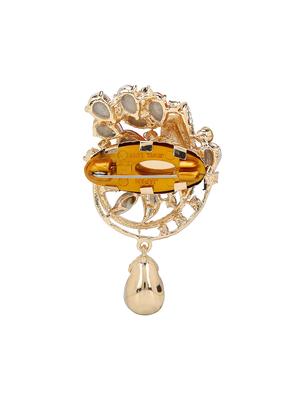 blue metal brooch - 15627789 - Standard Image - 2
