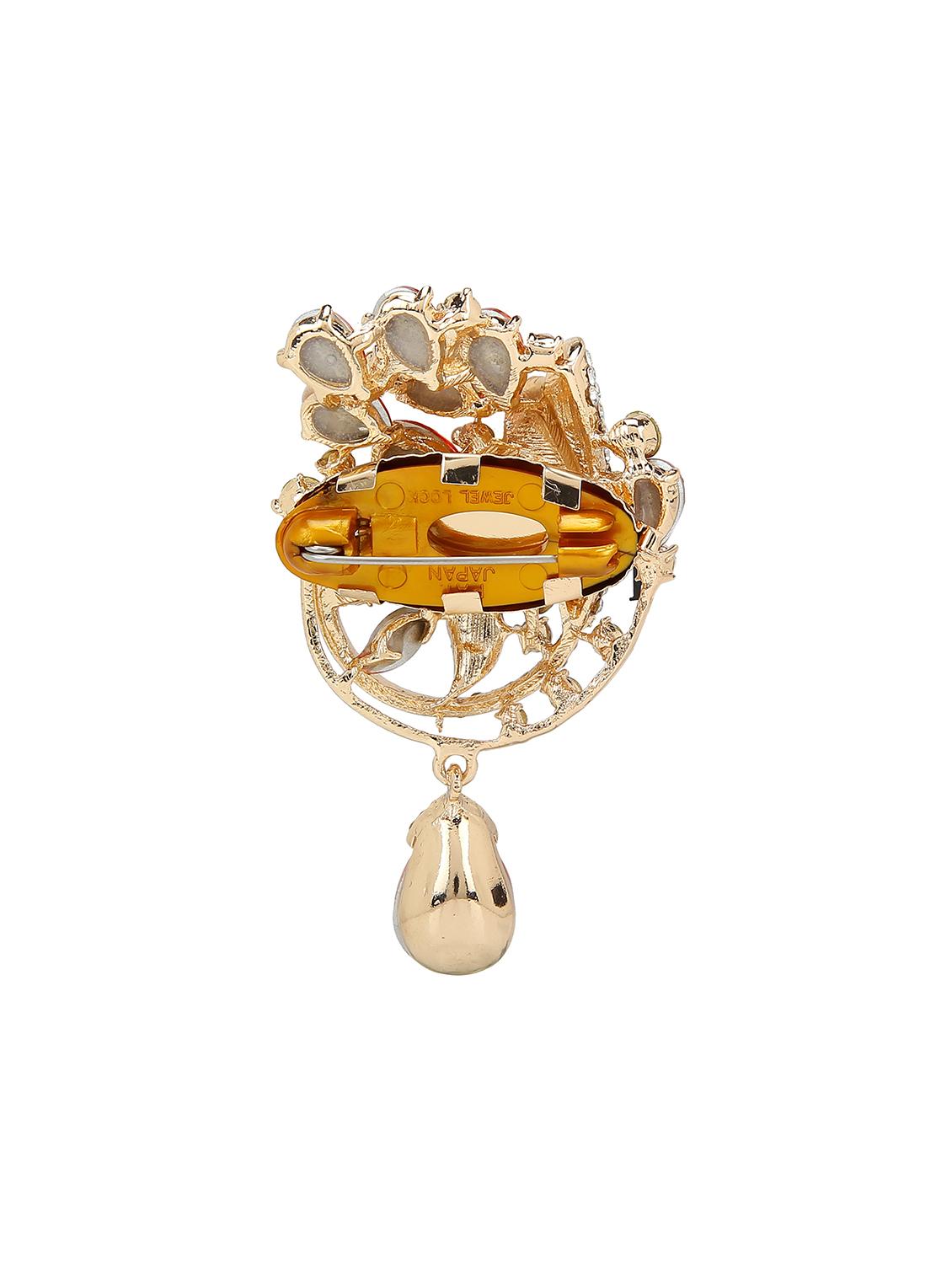 red metal brooch - 15627792 - Zoom Image - 2