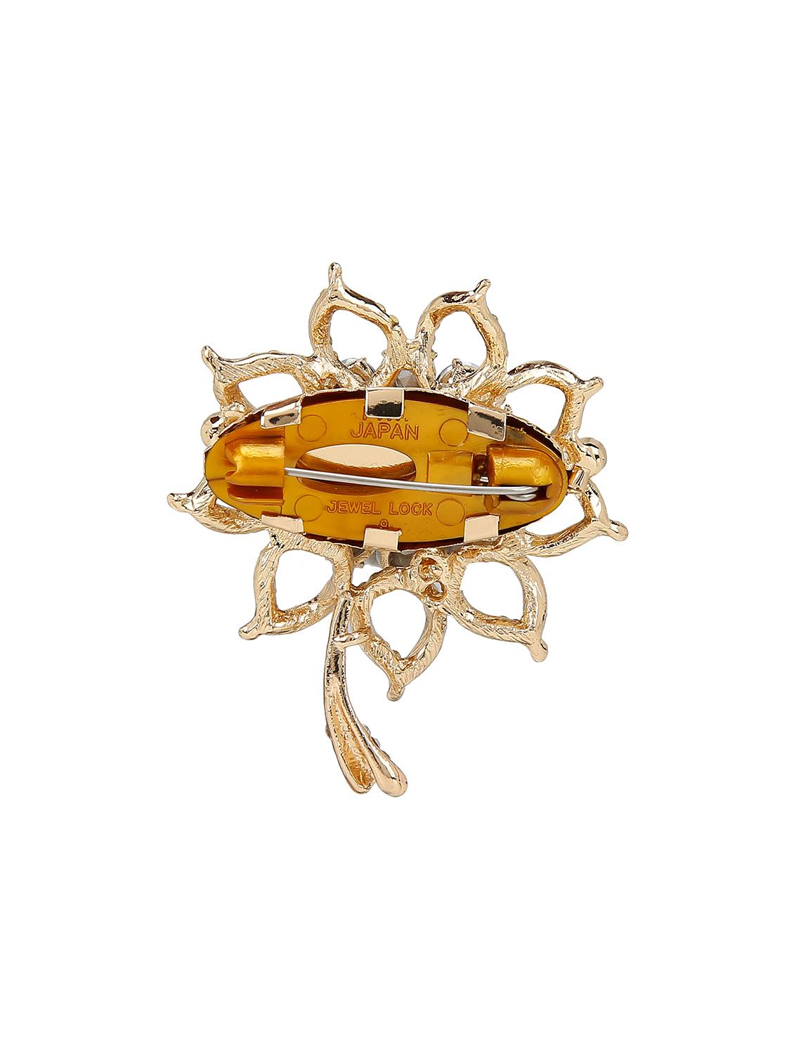 pink metal brooch - 15627805 - Zoom Image - 2