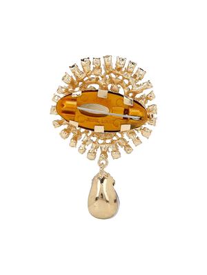 blue metal brooch - 15627807 - Standard Image - 2
