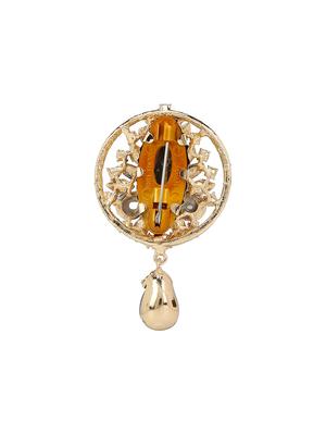 pink metal brooch - 15627817 - Standard Image - 2