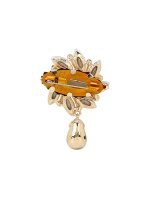 gold metal brooch - 15627820 - Standard Image - 2