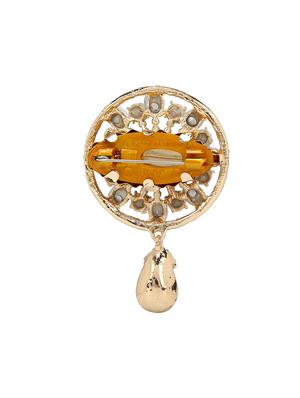 white metal brooch - 15627830 - Standard Image - 2