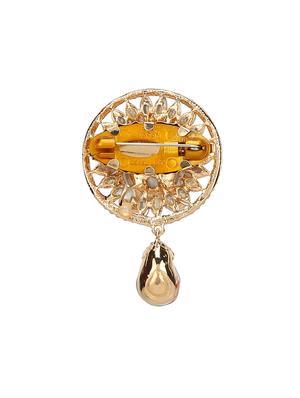 pink metal brooch - 15627853 - Standard Image - 2