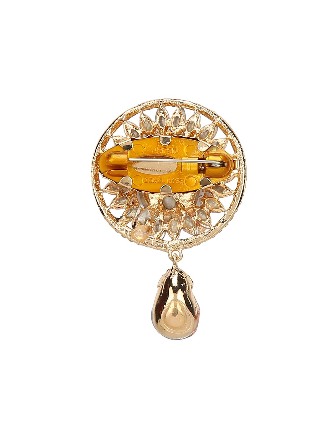 pink metal brooch - 15627853 - Zoom Image - 2
