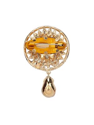 white metal brooch - 15627854 - Standard Image - 2