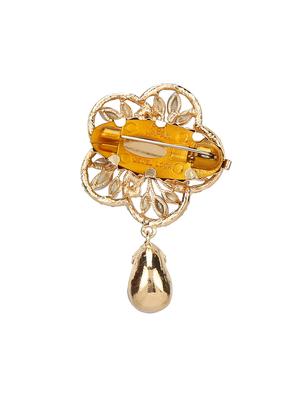 pink metal brooch - 15627859 - Standard Image - 2