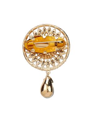 white metal brooch - 15627870 - Standard Image - 2