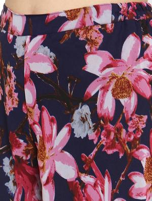 high waist floral flared palazzo - 15628079 - Standard Image - 5